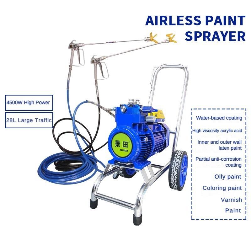 High Power and High Flow Spray Machine Small Electric Spray Painting Equipment High Pressure Airless Spraying Machine