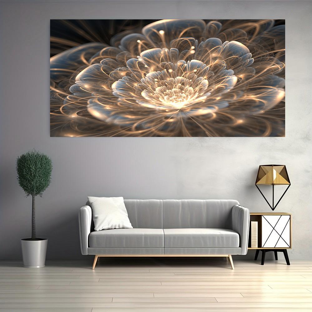 Abstract Flower Canvas Painting Posters and Prints Beautiful Wall Art Pictures For Modern Living Room Cuadros Decor