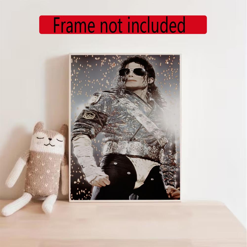 Michael Jackson 5D Diamond Painting Round Diamond Rhinestones Mosaic Diamond Embroidery Wall Paintings Rhinestones Gift Frameless