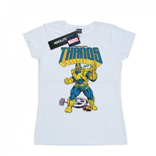 

Marvel Womens/Ladies Thanos Mad Titan Snap Cotton T-Shirt XXL білий