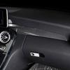 2 Stücke Auto Carbon Fiber Texture Mittelkonsole Armaturenbrett Panel Schutzhülle Abdeckung Trim Für Mercedes Benz 15-21 C W205 16-21 GLC X25