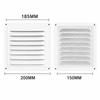 Aluminum Alloy Air Vent Grille Heating Cooling Vents Plate Exhaust Outlet Ventilation Cover 100/150/200/250/300/400mm