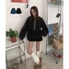 The Pink Men Denver Oversized Anorak String Pocket Denim Hoodie