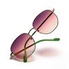 Positive Round Glasses Frame Pink Piece Metal Retro Sunglasses Women'S Sunglasses Men'S