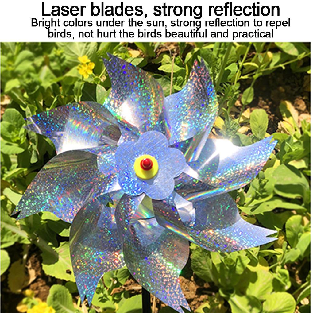 10piece Yard Windmill Bird Repeller Scare Birds Away Effectively Windmill Garden Bird Scare Pinwheel