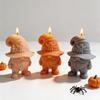 2026 Happy Halloween Gnomes Silicone Mold Ghost Gnome Soy Wax Candle Mold Pumpkin Resin Plaster Mould for Halloween Decor
