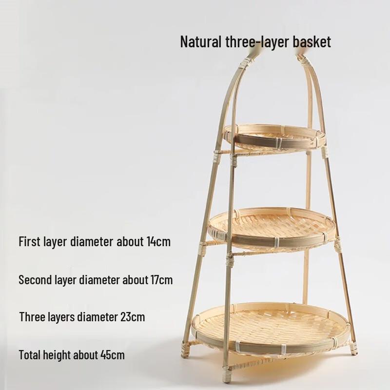 Handmade Natural Bamboo Picking Basket Set