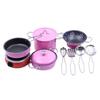 Pretend Set for Kids, 11pcs Cooker Cookware & Accessories Recognition Toy, Ability