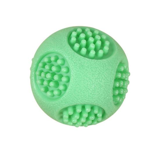 Pet Toy Convex Surface Sound Indoor Play Dog Relief Interactive Toy Bite-Resistant Molar Teeth Cleaning Rubber
