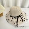 Mesh Big Eaves Bucket Hat Women's Summer Sun Protection Sun Hat Foldable UV Protection Sun Hat