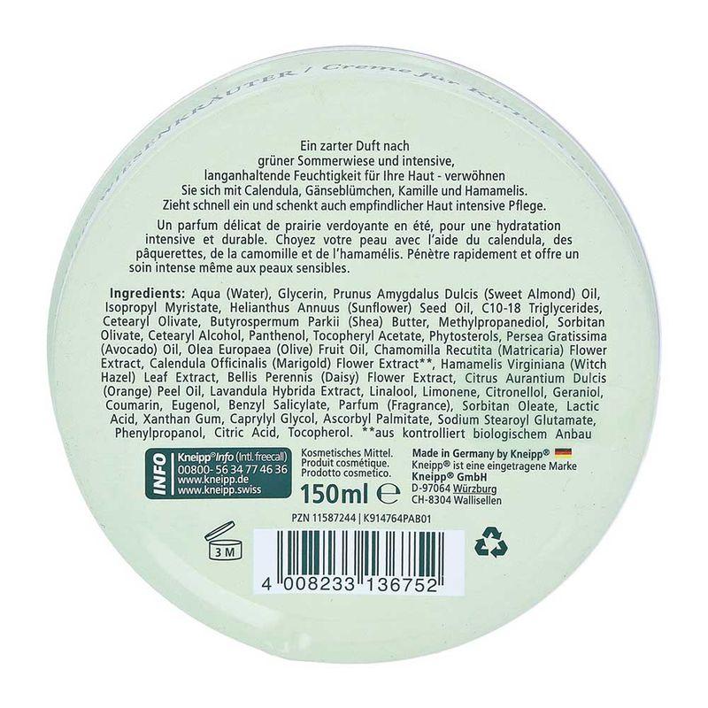 Kneipp Wiesenkräutercreme 150ml (Blechdose)