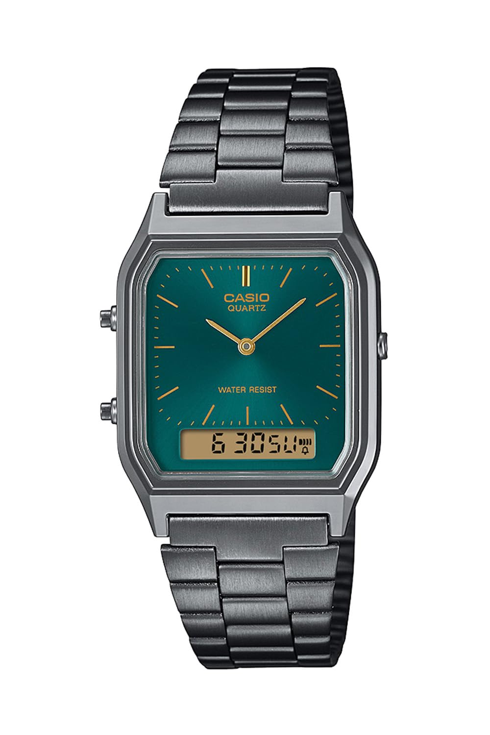 

Часы Casio Classic Unisex Gunmetal x Dark Green [Casio] [] AQ-230EGG-3AJF