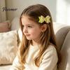 Girls Hair Accessories for Summer Cute Fruit Bow Clip, Artificial Leather Clips, Decorative Pins with Clips Matching Outfits