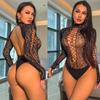 Hot Sexy Lingerie Woman Fishnet Bodysuit Fancy Lace Underwear Porn Costume See-through Bodystockings Mesh Bikinis Erotic Sex Set