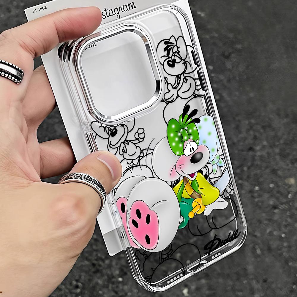 Capa de Celular Nova Diddls Mouses Desenho Animado Para Samsung Galaxy A57 A56 A36 A26 A55 A35 A16 A54 A34 A25 A24 A15 A14 A73 A53 A33 4G 5G
