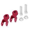 2pcs Universal Motorcycle Damping Heighten Device Shock Absorbers 5cm Chassis Red (w  Screw)