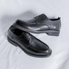British Leather Shoes Men's Business High-end Spring and Autumn Men's Casual Leather Shoes Wide Head with Suit Wedding Shoes 85675-R