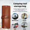 Camping Tool Roll Organizer Detachable Tool Pouch with 12 Staggered Slots Waterproof Wrench Organizer Heavy Duty Tool Bag