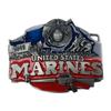 US Marine Corps Landing Ship Retro Punk Belt Buckle