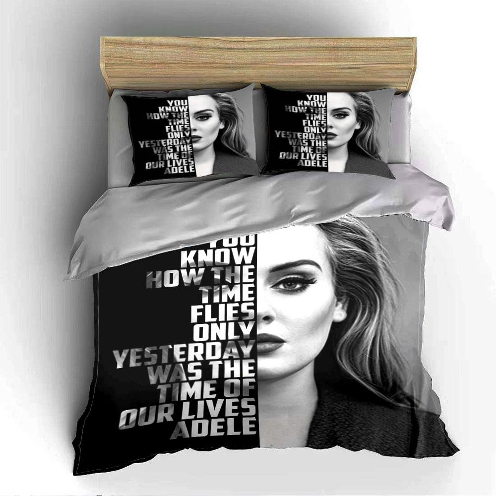 Black and White Portrait Bedding Bedding Duvet Cover Set Duvet Cover Pillowcases (1*Duvet Cover 2*Pillowcases, without duvet insert)