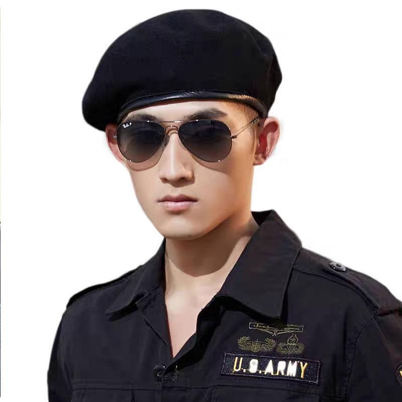 Large Size Wool  Military  Army Berets Hat For Big Head Unisex Men Women Devil Soldier Winter Warm Wide Beret Cap Painters Hats