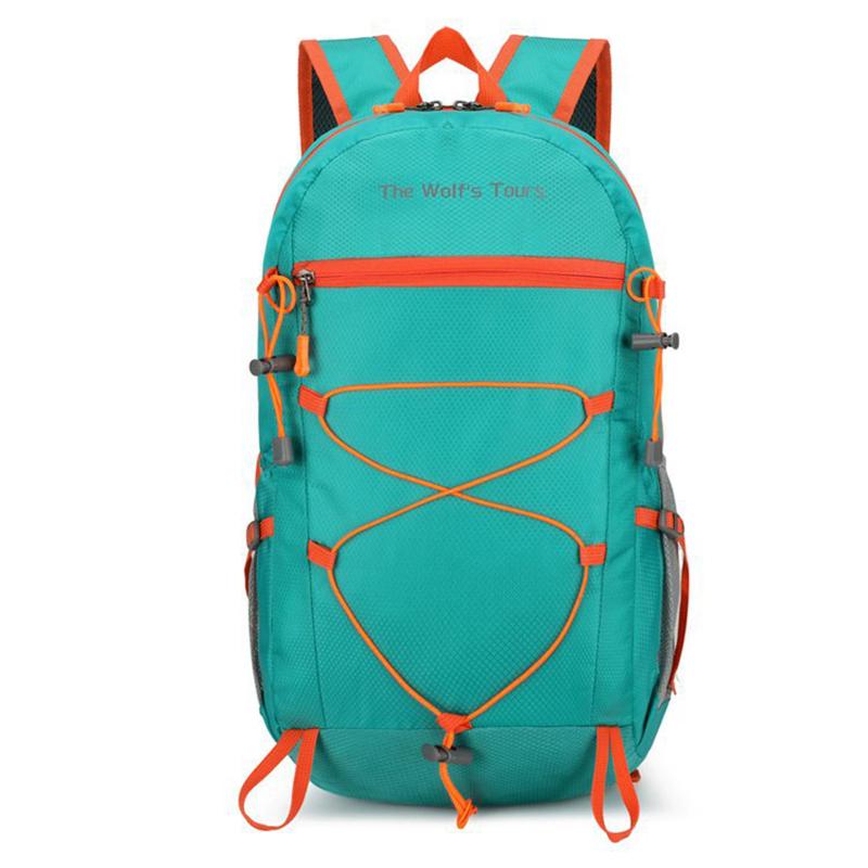 Foldable Climbing Backpack Folding Hiking Cycling Riding Mountaineering Bag Lightweight Outdoor Sports Travel Camping Knapsack