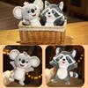 Plush Doll Cartoon Deep Forest Animals Three-dimensional Realistic Comfortable Touch Child Birthday Gift Soft Cute Squirrel Raccoon Koala Stuffed