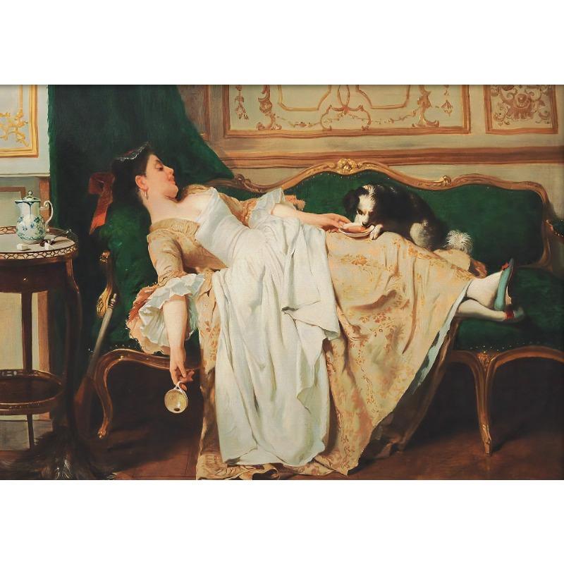 Vintage Elegant Women Portrait Poster Victorian Female Canvas Painting Antique Wall Art Picture for Living Room Home Decor Mural