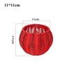 with Handle Imitation Rattan Storage Baskets Handwoven 6 Styles Handhold Weaving Basket Household Vegetable Fruit Flowers Basket