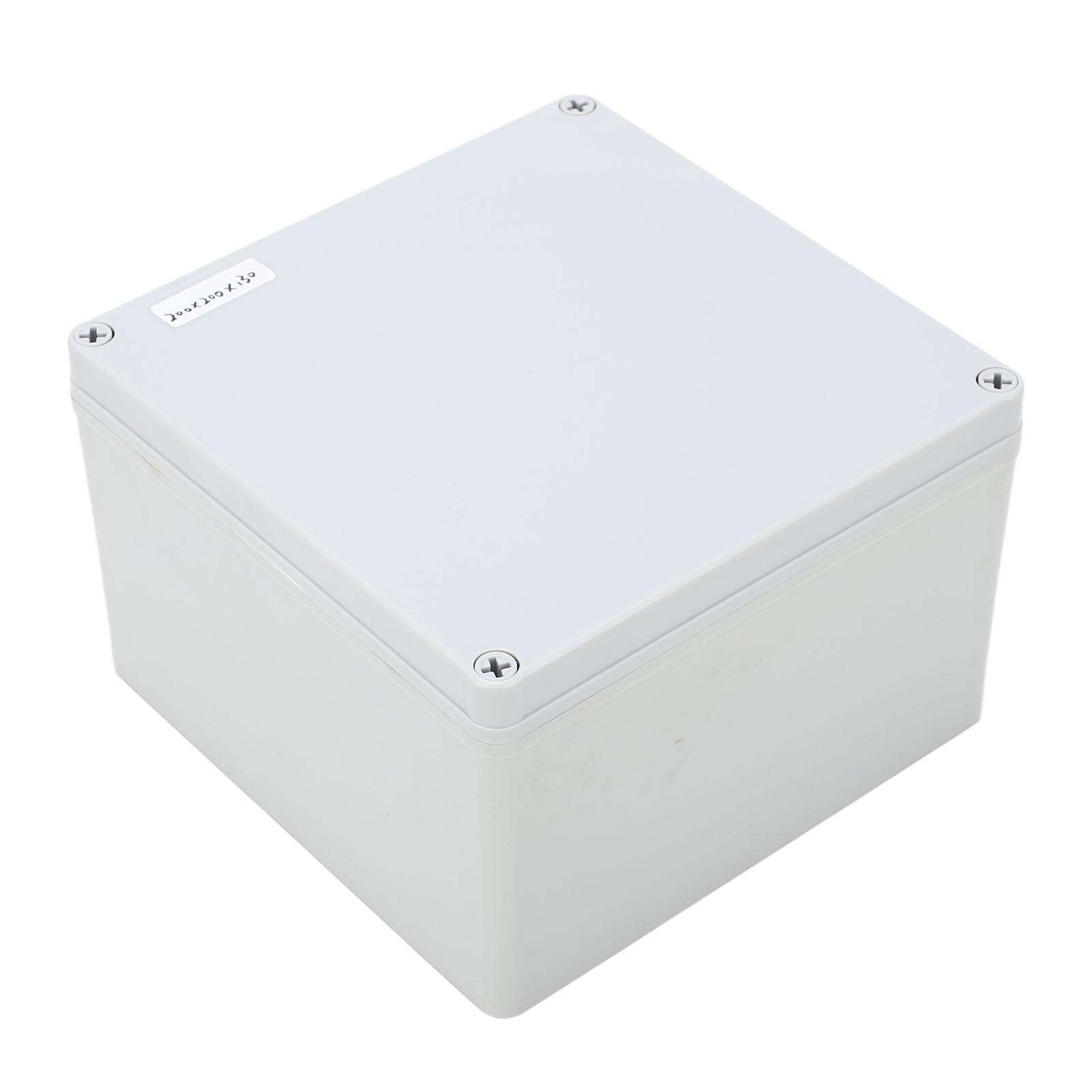 

Junction Box ABS Waterproof IP67 Outdoor Universal 200 X 200 X 130mm Electrical Project Case with