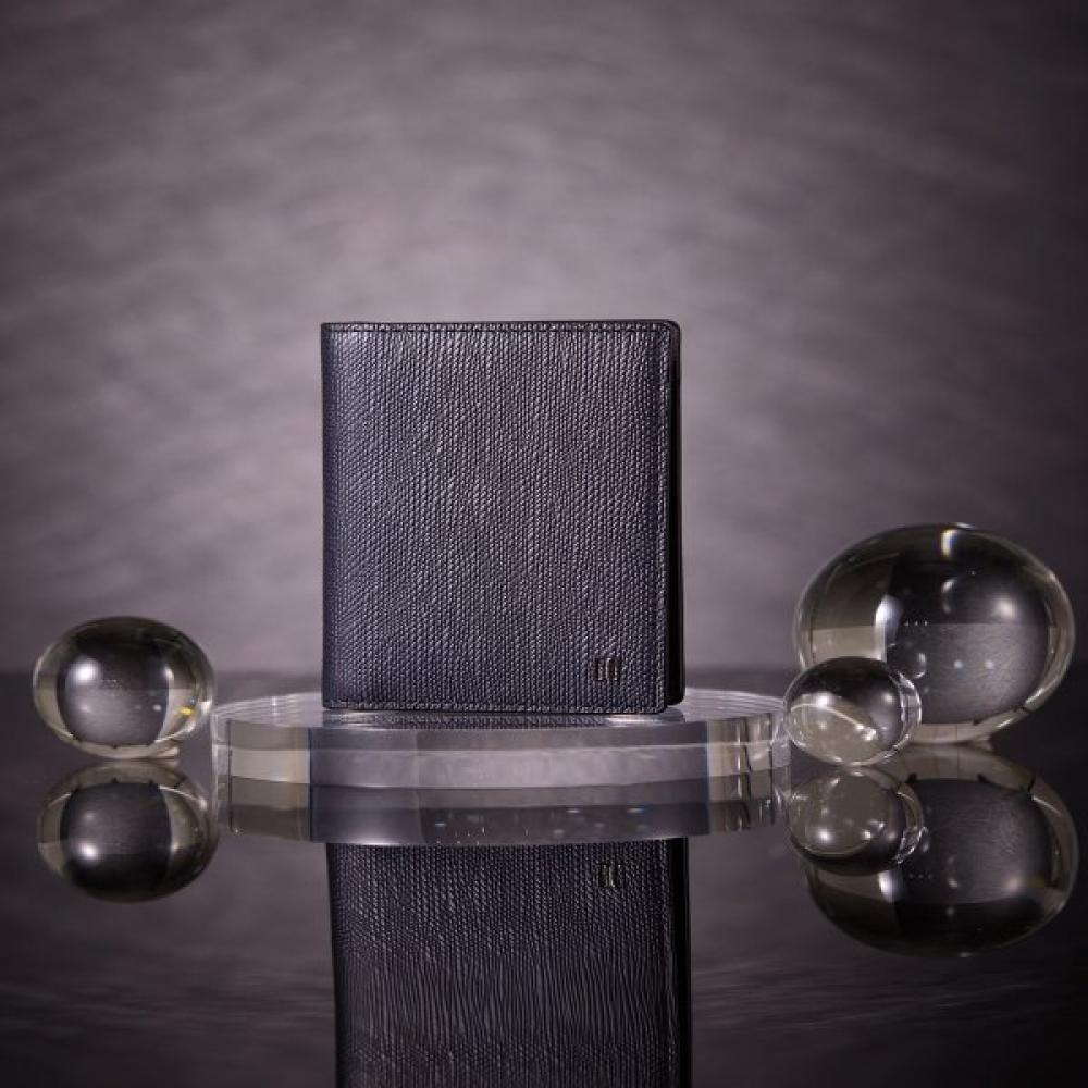 

Daks Black Leather Card Organizer Dd Logo F322bk Single option