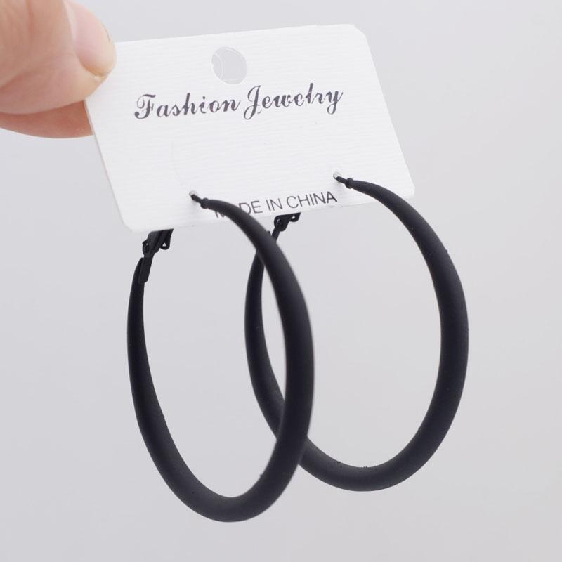 Mote Luksusbøyle Stort godteri smykker Sirkel bøyle øredobber for kvinner Kvinnelig øre for ring Mote smykker Nattklubb Dame øredobber Tilbehør
