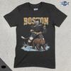 Boston Hockey Shirt, American Team Sports Tee, America Sports Clothing, Hockey Fan Gift, Hockey Lover Apparel, Vintage Hockey Merch, Bruin
