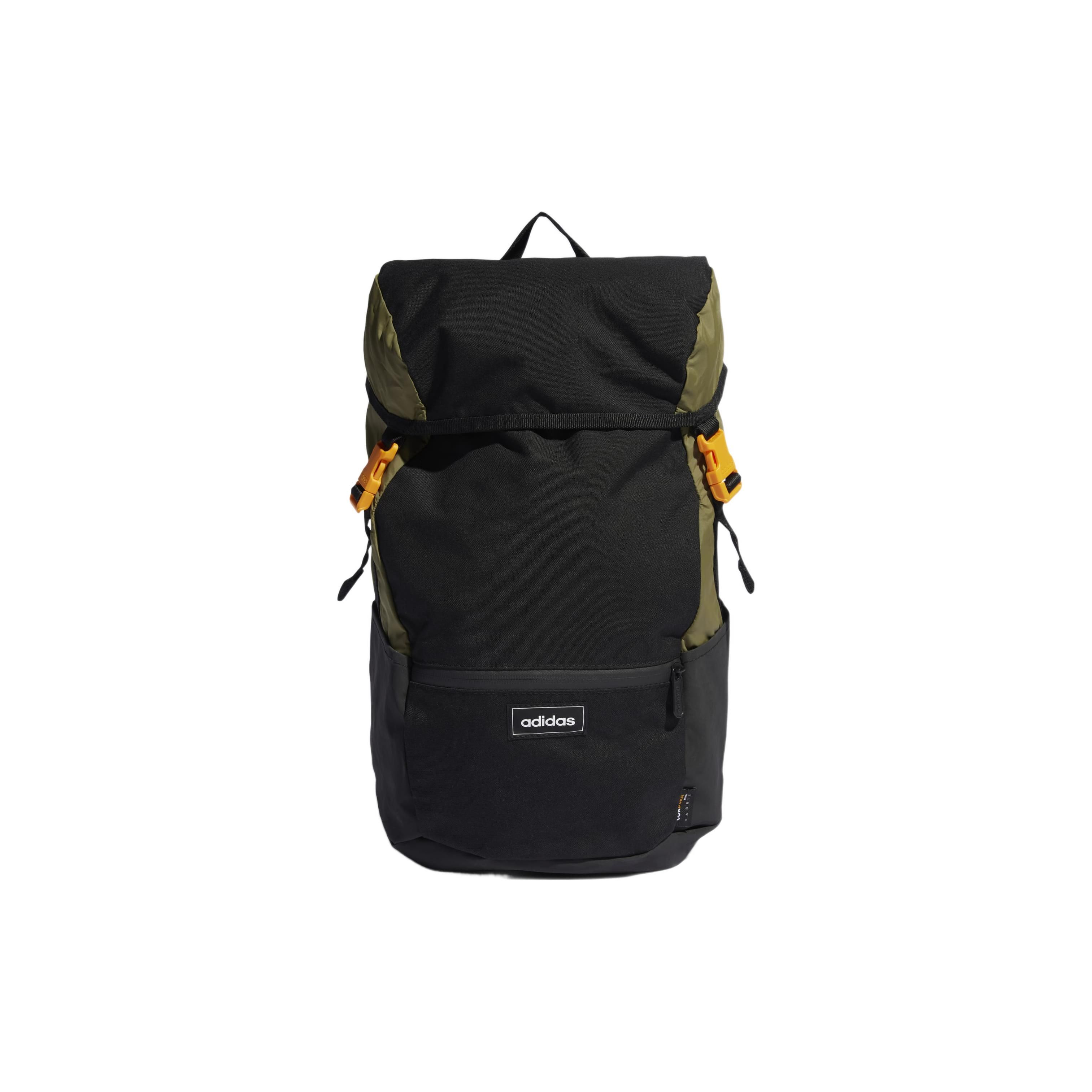 Adidas Logo Large Capacity Polyester Travel Storage Backpack Unisex Backpack Black HC4778 Black