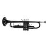 Trumpet Set B Flat Brass Replacement Musical Instrument Accessories with Storage BagBlack