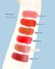 ODIFU Lipstick Lip Balm Water Bright Color 8041# Moisturizing Water Feeling No Peeling Khaki Pattern White Easy to Color Light Feeling