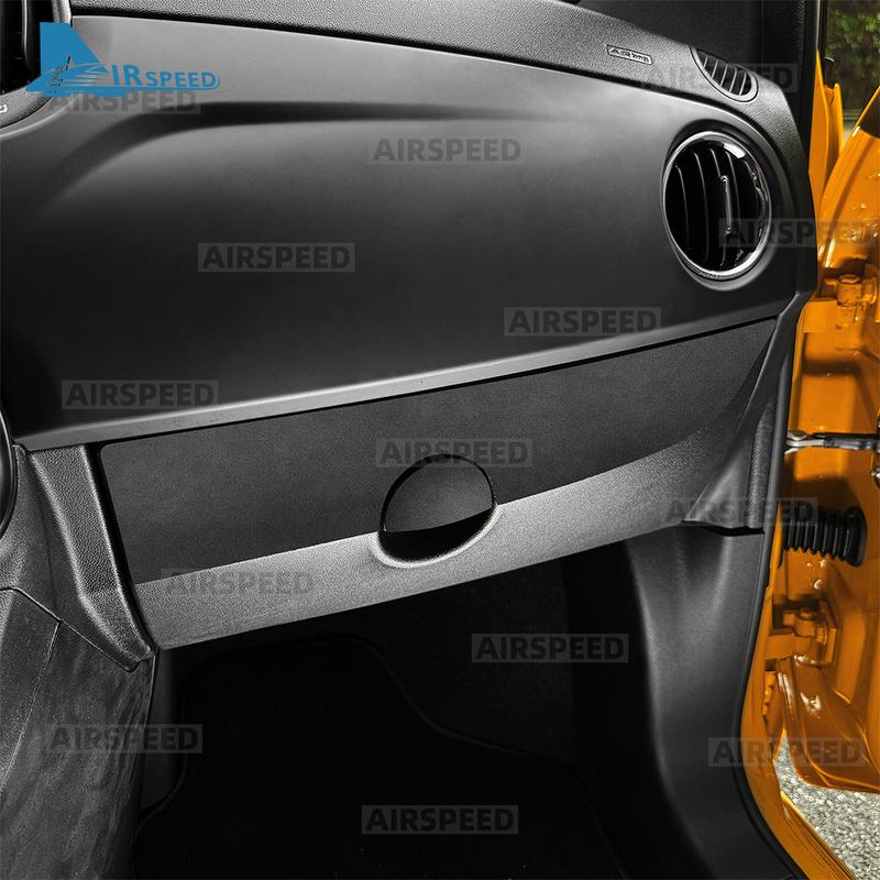 Oberes Wildleder für Abarth 595/695 2012-2024 Fiat 500 2008-2024 Aufkleber LHD RHD Auto Beifahrerbox Innenverkleidung Zubehör