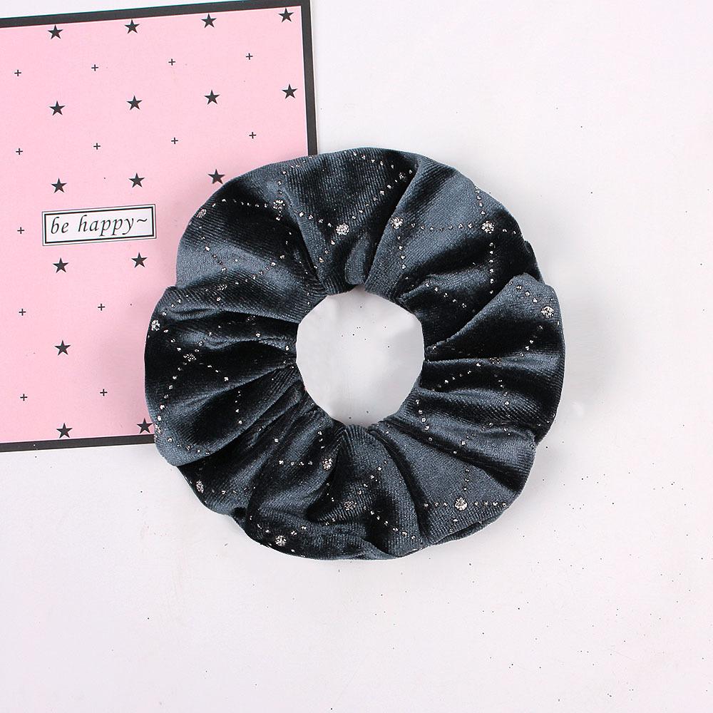 Velvet Nail Pearl Scrunchie Women Elastic Hair Rubber Bands Accessories Gum For Women Girls Ties Hair Ring Rope Ponytail Holder