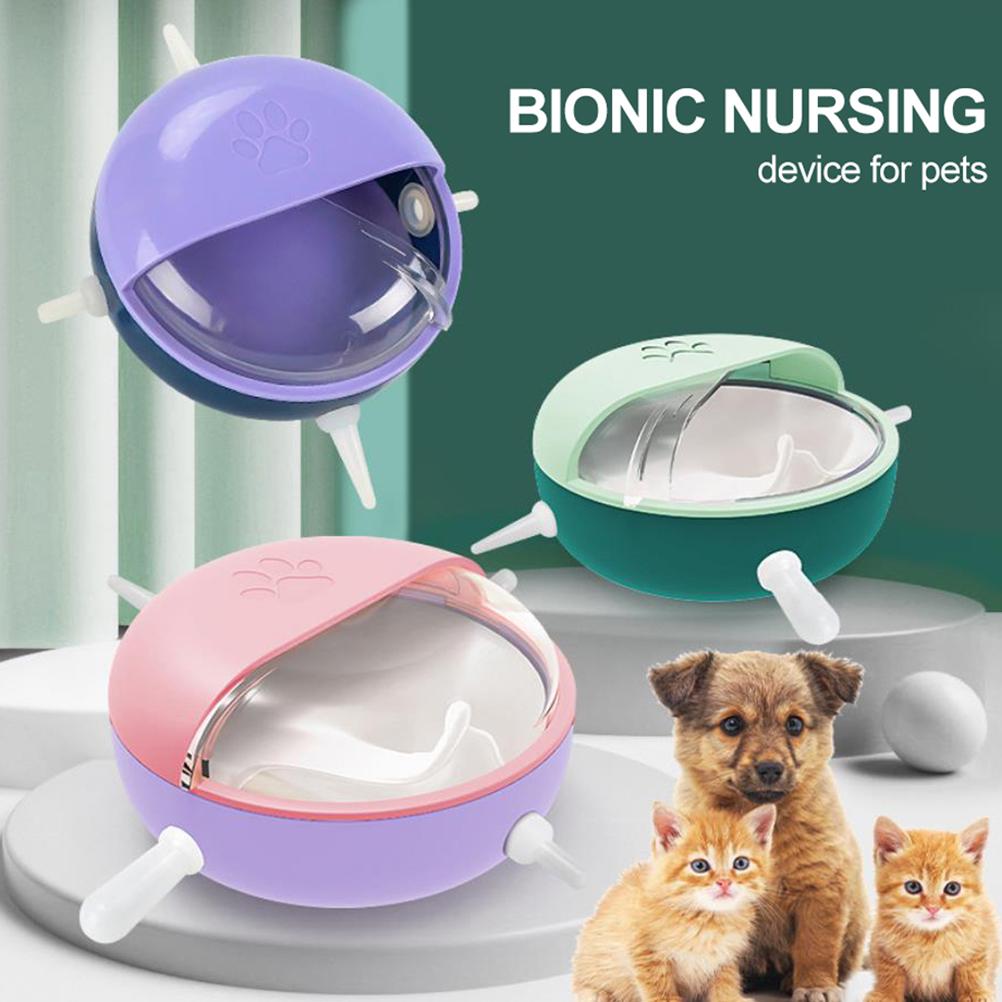 Puppy Kitten Silicone Feeder Soft Puppy Milk Feeder for Feeding Small Pets
