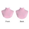 1Pc Turtleneck Womens Neck Warmer Half Top Modal Detachable Solid Color High Neck Cover False Collar