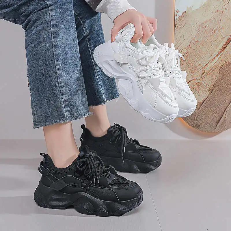 Fashion Plateforme Round Tip Summer Sneakers Woman Tennis Boots Luxury Brand Training Shoes Sport 4yrs To 12yrs Famous To Play