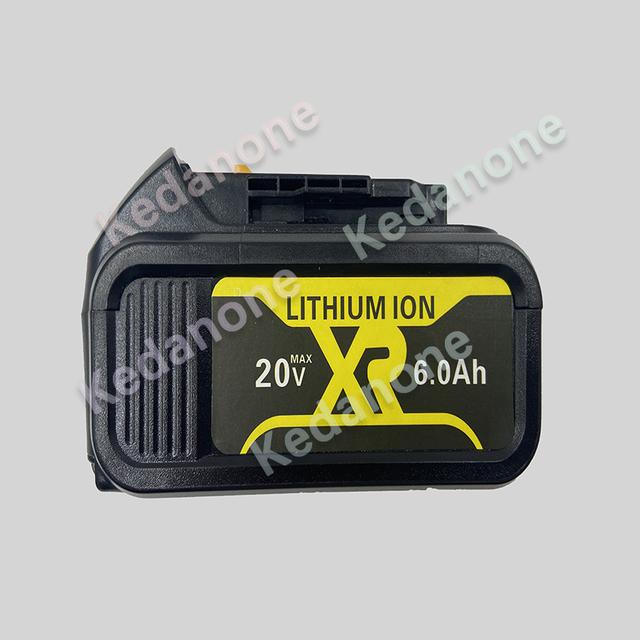 20v 6000mah 8000mah 12000mah Li -Ion Battery For Dewalt Power Tools Replaceable Dcb205 Dcb201 Dcb203