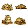 Metal Turtles Statue Figurines Wealth Prosperity Sculpture Fengshui Ornament Housewarmings Congratulatory Gift Home Decors