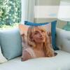Singer Sabrina S Carpenter Square    Pillow Cover for Bedroom Room and Living Room Sofa Decorative Cushion Cover