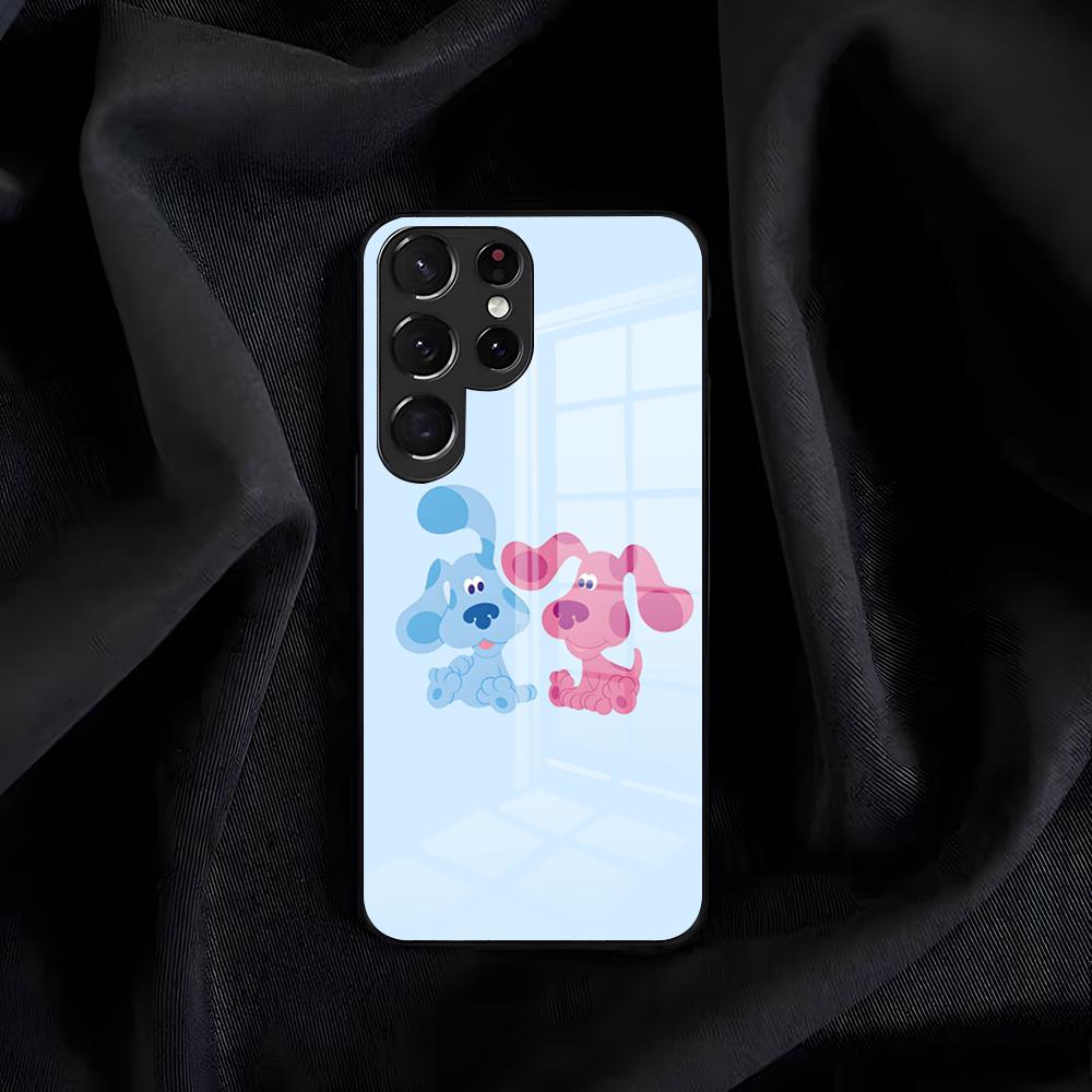 Blue's Clues Phone Case For Samsung S26 S25 Edge S24 S23 S22 S21 S20 Ultra Plus FE Glass Cover