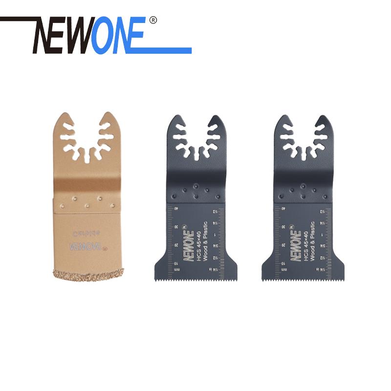 NEWONE 2pcs 3pcs Stainless Steel Oscillating Tool Blade, Multi-tool Saw Blades Multi Tool Mortar Cutting Saw Blades for Tile Concrete Cutting
