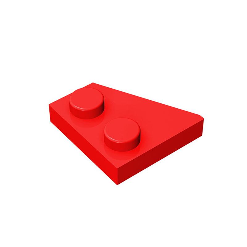 20PCS MOC compatibili assemblano particelle 24307 piastra one cuneo 2x2 blocchi di costruzione destra giocattoli di ricambio educa