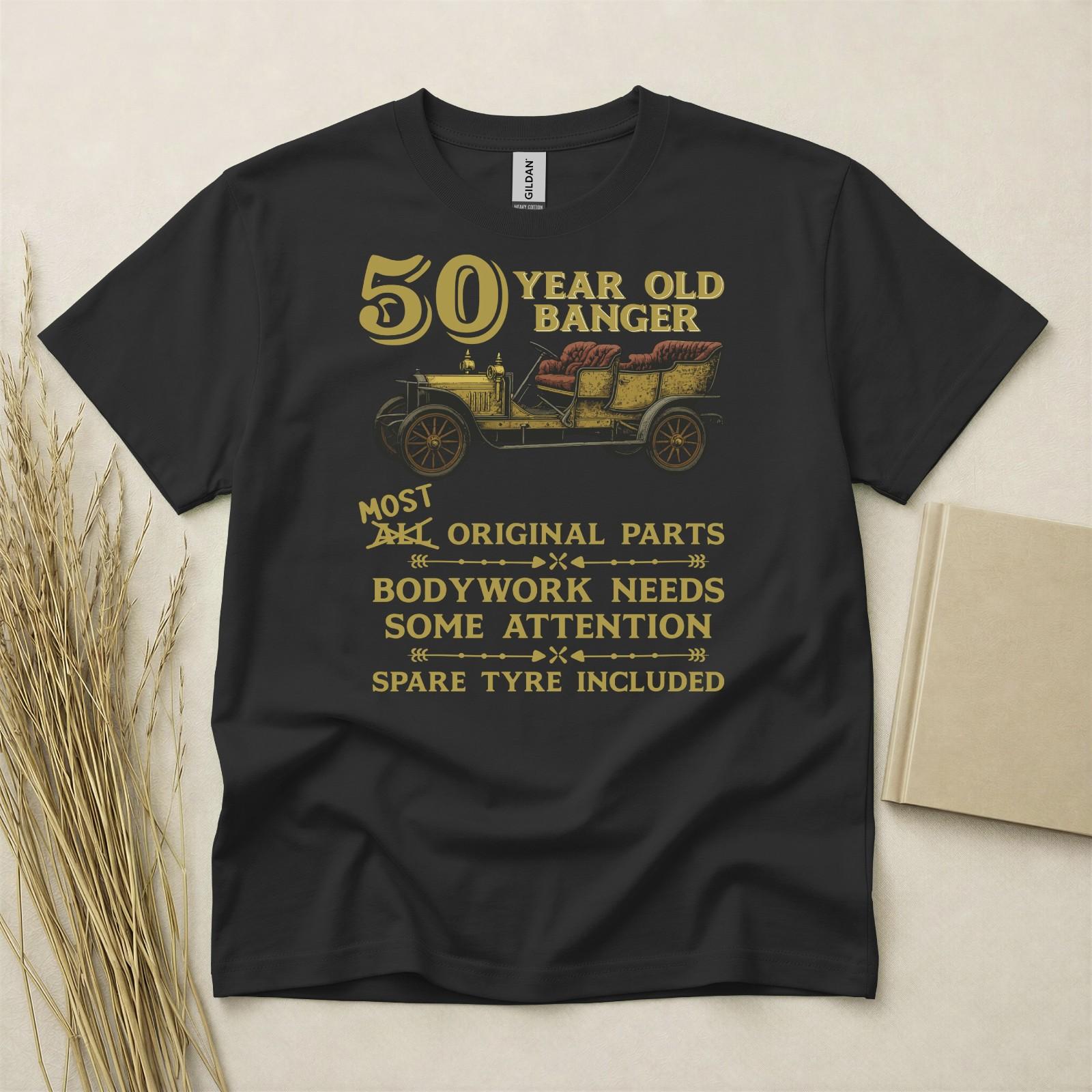 50th Birthday Shirt Born In 1976 Gifts 50 Years Old T-Shirt Fifty Classic Car S разноцветный