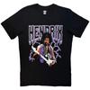 Camiseta de Jimi Hendrix: Relámpago (Negro) NUEVO OFICIAL