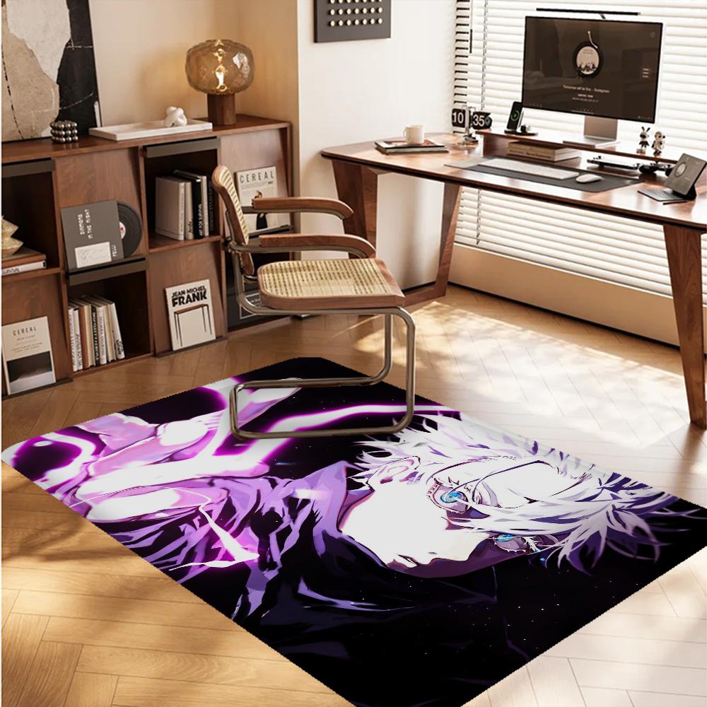 Jujutsu Kaisen Hot Anime Gojo Satoru Raummatten Günstiger Rutschfest Modernes Wohnzimmer Balkon Bedruckter Willkommensteppich